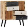 Sideboard 70x30x78 cm Solid Mango Wood Image 4