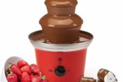 Belgian Chocolate Fountain Fondue Large Set | 500ml Capacity Electric 3-Tier Machine with Hot Melting Pot Base | 2 Adjustable Settings and Keep Warm Function (FREE POSTAGE)