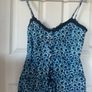 Women's Blue Print Cami Image 2