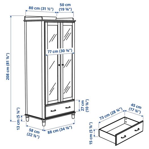 IKEA Tyssedal  warderobe