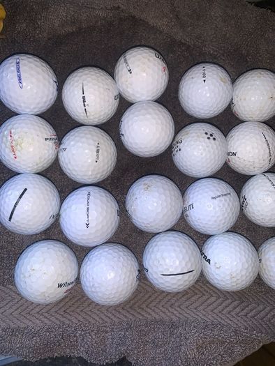 20 Mixed White golf balls