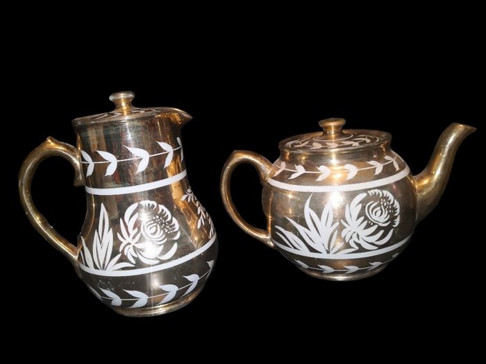 Stunning rare Sadler large tea and coffee pot