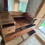 Vintage mid-century oak dressing table Image 2
