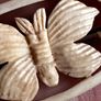 Vintage Hand Carved Floral Brooch Image 4