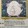 Chansey 3/102 base set Pokemon card Image 3