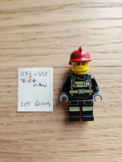 lego cty0351 fireman, set 60004