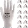 12 Pair Safety Work Gloves, Seamless Knit Glove with Polyurethane(PU) Coated on Palm & Fingers, Ideal for General Duty Work like Warehousing/Logistics/Assembly MULTIPLE COLOURS AVAILABLE (FREE POSTAGE) Image 2