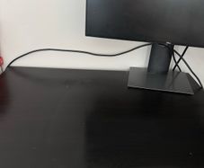 Desk and 2x monitors