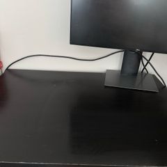 Desk and 2x monitors