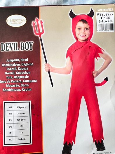 Halloween devil costume