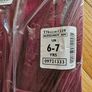 M&S Girls Cotton Rich Burgundy School Cardigan 6-7 Years Image 9