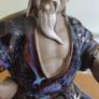 Vintage Shiwan Mud Man. Axe Man. 10" Tall Excon Chinese Ornament Image 2
