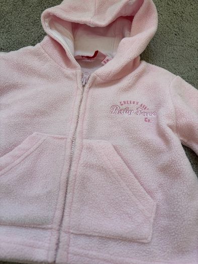baby girls fleece hoodie 0-3 months
