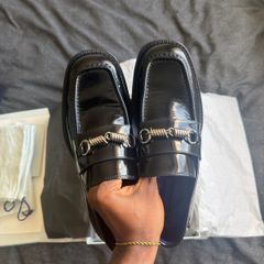 Burberry Barbed Leather Loafers