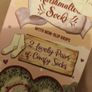 ladies cosy  socks with grip x 2 Image 2