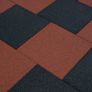 Fall Protection Tiles 18 pcs Rubber 50x50x3 cm Red Image 6