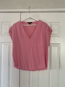 Primark Pink V Neck Top