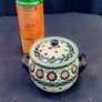 Polish pottery lidded sugar bowl Image 9