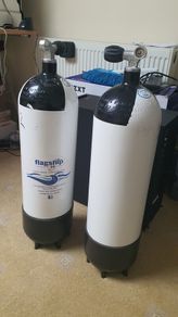 scuba diving cylinders