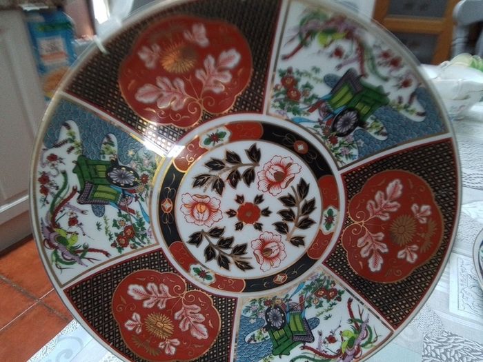 Three Asian Display Plates