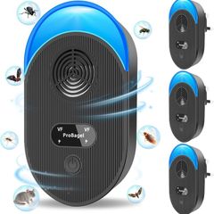 Pest Repeller, Mouse Repellent, 4 Pack Powerful Spider Repeller plug in Pest Control for Rats, Rodent, Mice, Bugs, Mosquito, Spider, Ant Repellent, Harmless To Pets And Human