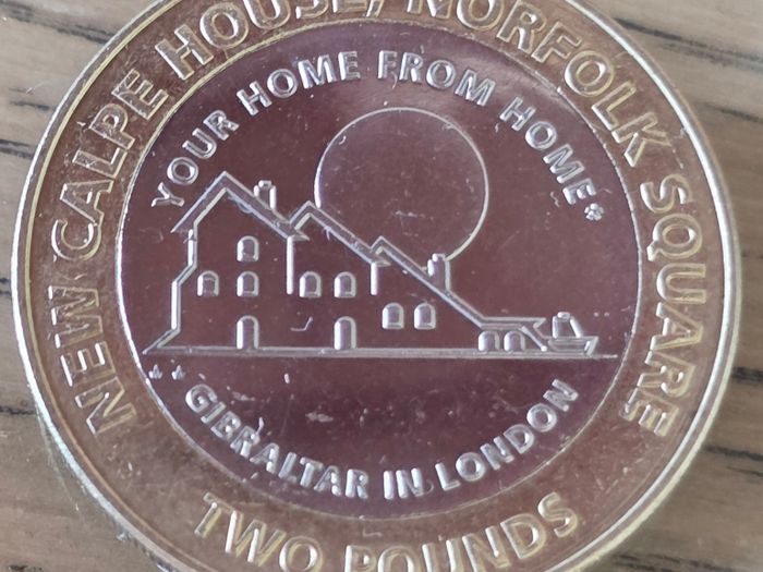 Gibraltar 2018 Commemorates 2 Pound New Calpe House, Norfolk Square