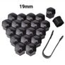 20pcs Wheel Nut Bolt Cover Caps, Black For Audi Vw Bmw Mercedes, Universal 19mm Image 2