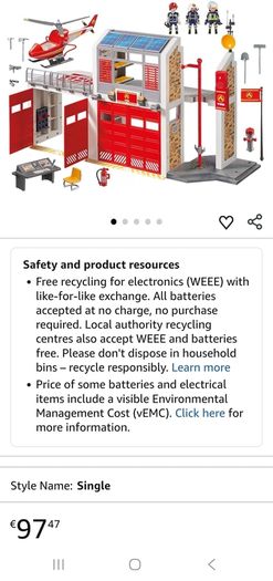 Playmobil fire House Bundle