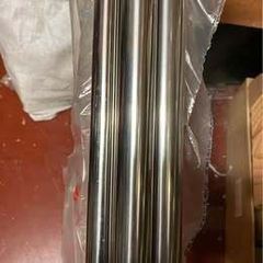 Polished Chrome Wardrobe Rail - 3 Metres Long