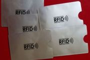 RFID pouches . Protect debit / credit cards .