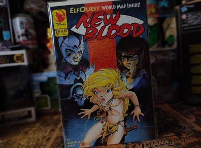 New Blood ! Issue #29 ! Elfquest ! Fantasy ! 1995 ! by Warp Graphics !