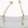 925 Sterling Silver Drop Chain Earrings Image 4