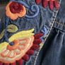 MONSOON Denim Embroidered Midi Dress with pockets Sz 14 - Rrp 110 (New) Image 7