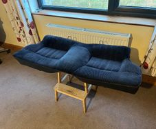 Corolla AE86 black rear bench seat