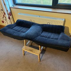 Corolla AE86 black rear bench seat