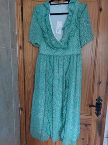 Marc Angelo green Vintage style dress (free postage)