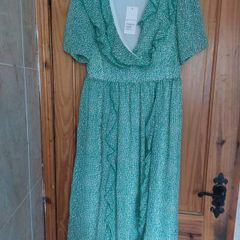 Marc Angelo green Vintage style dress (free postage)