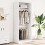 Wardrobe White 80x50x200 cm Image 2