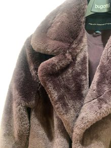 French Connection faux-fur coat (S) Like new