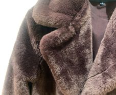 French Connection faux-fur coat (S) Like new