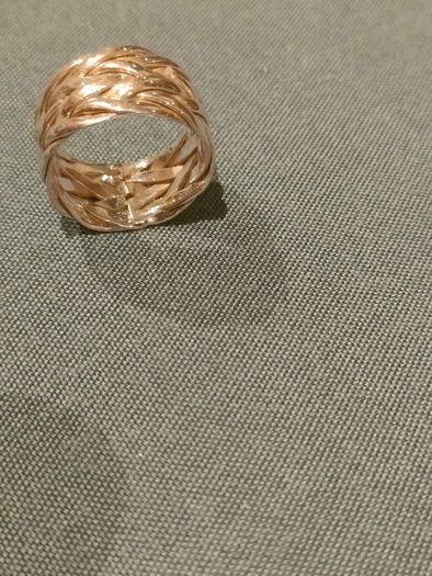 Unisex 925 Sterling silver knot ring