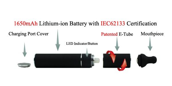 Weeke11 patents Portable Dry Herb Vaporizer + FREE POSTAGE.