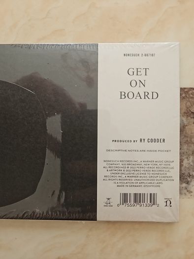 Taj Mahal & Ry Cooder CD - Get On Board  NEW