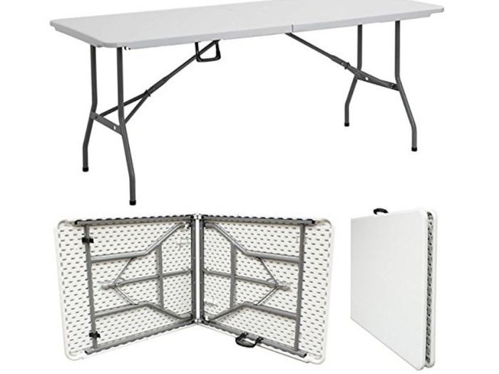 6ft (180cm) Compact folding table (catering/market/worktop)