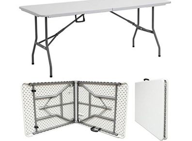 6ft (180cm) Compact folding table (catering/market/worktop)