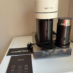 Nespresso Magimix Coffee Machine, Aeroccino Frother and Capsule Storage Drawer.  Excellent Condition