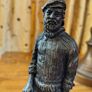 John Letts Fisherman Bronze Resin Sculpture Image 5