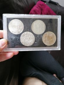 UNC 1967-71 Finland Silver 10 Markkaa Coins