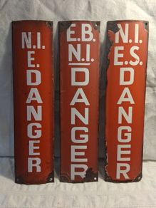 3 X Vintage Irish Enamel Signs