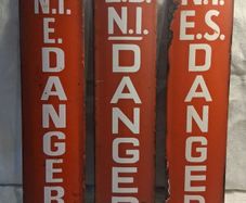3 X Vintage Irish Enamel Signs